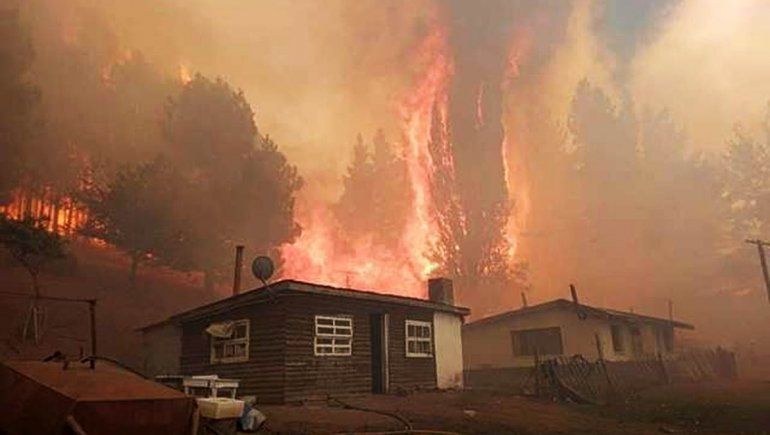 Murió uno de los heridos en los incendios de la Comarca Andina