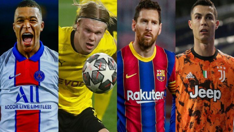 Mbappé y Haaland, los nuevos herederos de Messi y Cristiano