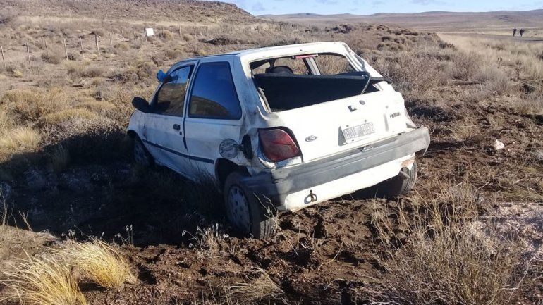 Dos mujeres y un nene heridos en un vuelco en la Ruta 237