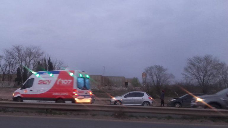 Un choque en cadena generó caos en la Ruta 7