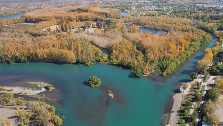 El Paseo de la Costa se viste de otoño: postales que enamoran desde el aire