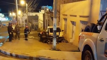 Choque y escape de gas en Comodoro Rivadavia. Choque y escape de gas en Comodoro Rivadavia.