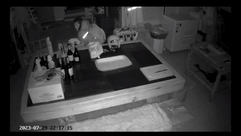 Video: una familia salió a cenar y sufrió un robo en su casa