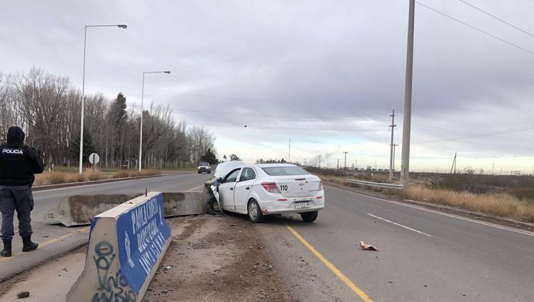 Así quedó el auto tras protagonizar un accidente vial. Así quedó el auto tras protagonizar un accidente vial.