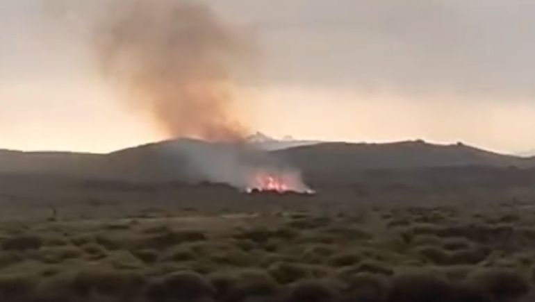 Un rayó provocó un incendio en cercanías a Bariloche.&nbsp;