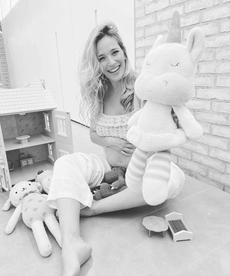 Con esta foto Luisana Lopilato hizo su tierno anuncio.
