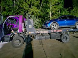 Uno de los vehículos secuestrados por la policía de Tránsito durante el fin de semana en Cipolletti. Uno de los vehículos secuestrados por la policía de Tránsito durante el fin de semana en Cipolletti.