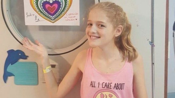 Justina tenía 12 años cuando murió el año pasado.