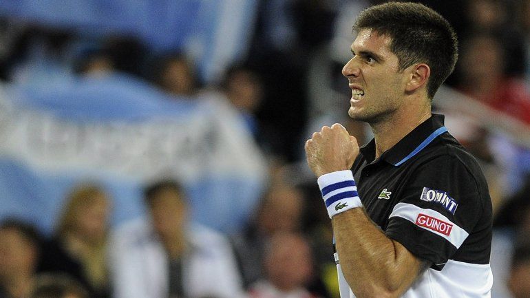 Delbonis dio batalla pero no pudo con la potencia de Cilic