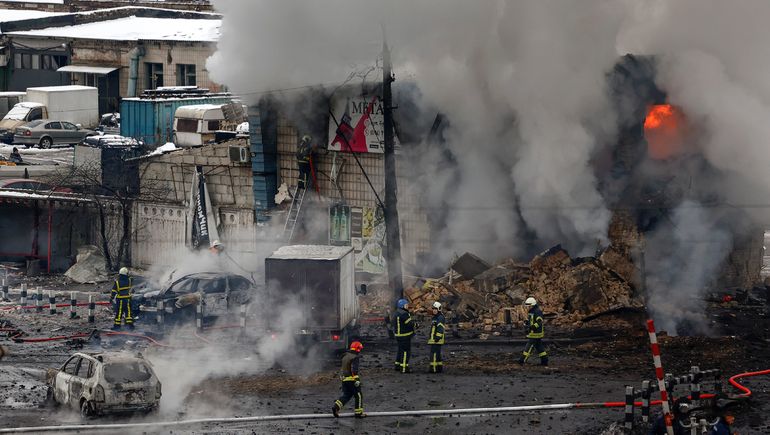 Un muerto y niños heridos por los misiles de Ucrania