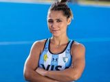 Agustina Gorzelany fue la figura de Las Leonas ante Inglaterra.