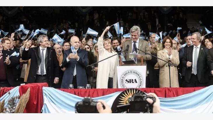 Pino apuntó de manera directa contra las retenciones y la brecha cambiaria. Pino apuntó de manera directa contra las retenciones y la brecha cambiaria.
