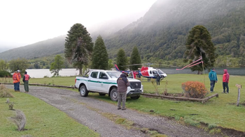 Se reforzó la búsqueda de los dos escaladores en el volcán Lanin Se reforzó la búsqueda de los dos escaladores en el volcán Lanin