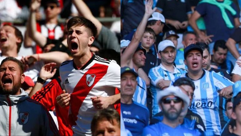 De no creer: el hincha de River que viajó a Paraguay para alentar a Racing