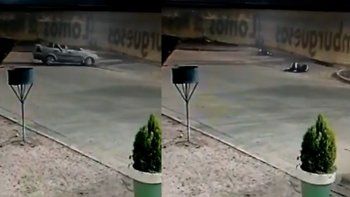 embistio a una motociclista, le provoco multiples fracturas y se dio a la fuga