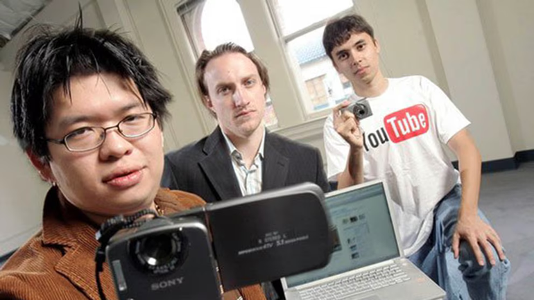 Jawed Karim, Steve Chen y Chad Hurley, los creadores de Youtube. Jawed Karim, Steve Chen y Chad Hurley, los creadores de Youtube.