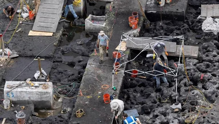 Hallan tesoro arqueológico en el corazón de Miami