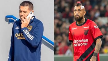 como fue la charla que riquelme tuvo con arturo vidal: ¿jugara en boca? como fue la charla que riquelme tuvo con arturo vidal: ¿jugara en boca?