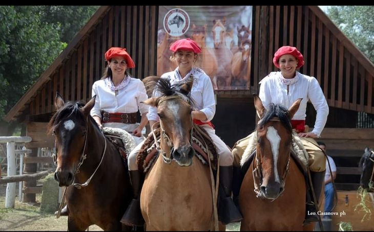 María Eugenia, en la expo campera de Junín de los Andes. Foto: gentileza Leo Casanova María Eugenia, en la expo campera de Junín de los Andes. Foto: gentileza Leo Casanova
