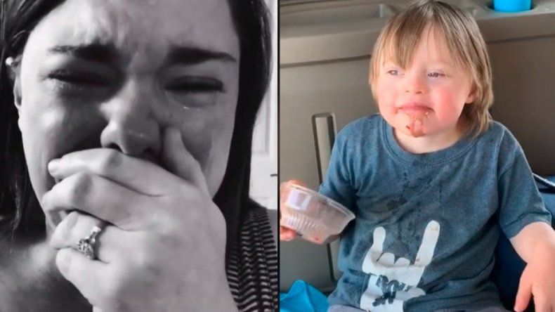 TikTok: una mamá llora porque nadie fue al cumpleaños de su hijo