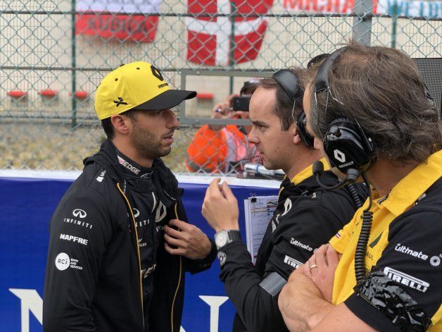 Daniel Ricciardo no quería ser parte de la carrera de la F1 en Spa