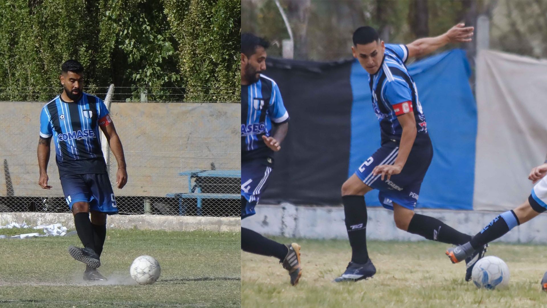 Nico Paredes, capitán, Gastón Melillán, defensor central de San Isidro de Cipolletti.