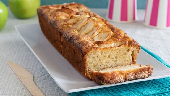 Budín de manzana sin azúcar.