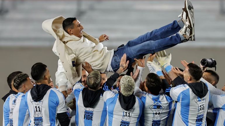 La despedida de Ángel Di María La despedida de Ángel Di María