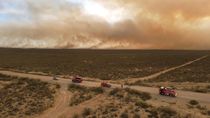 incendios en chubut: controlaron el fuego cerca de trelew pero otro foco avanza hacia puerto madryn incendios en chubut: controlaron el fuego cerca de trelew pero otro foco avanza hacia puerto madryn
