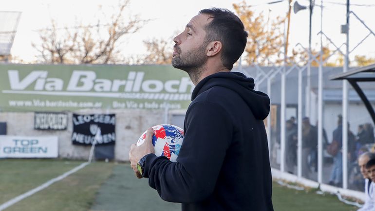 Germán Alecha en el 1 a 1 de este domingo ante Sol de Mayo