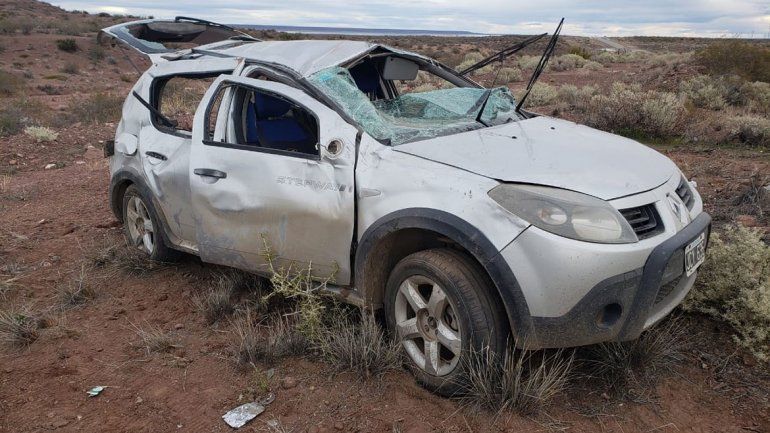 Una mujer pampeana murió tras volcar en la Ruta 237