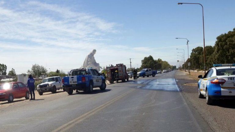 Murió la mujer que fue atropellada por una moto cuando intentó cruzar la Ruta 22