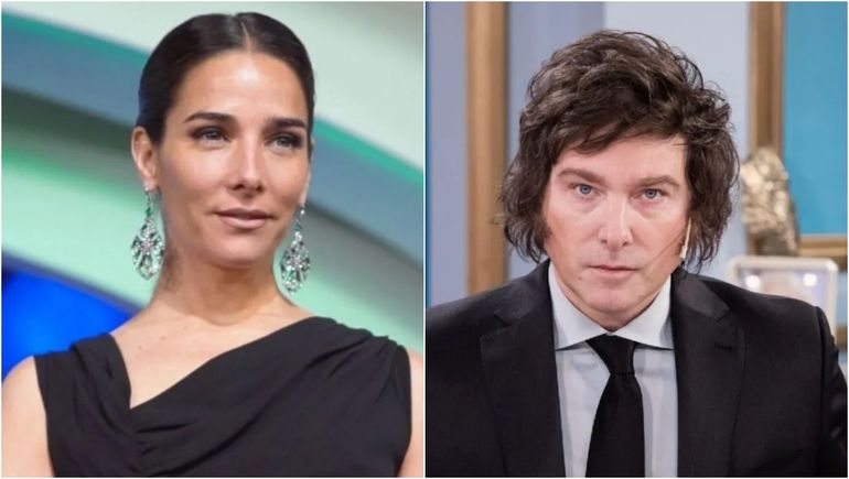 Juana Viale y Javier Milei