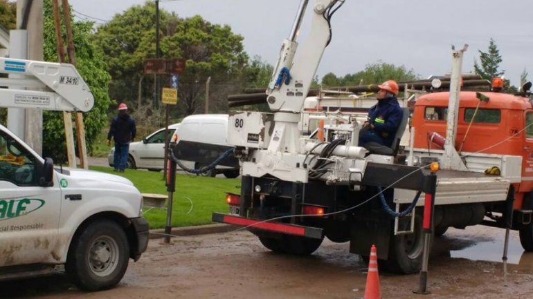 Tras el arreglo del cable, los dos barrios recuperaron la luz