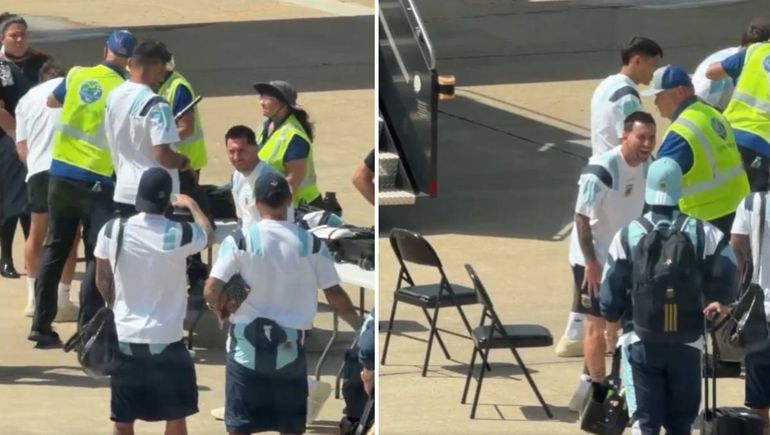 Messi, a las carcajadas frente a la seguridad durante un control en el aeropuerto: el desopilante motivo