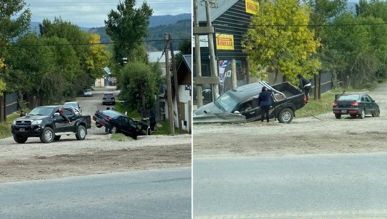Insólito: fue a rescatar a un auto de la acequia y terminó adentro