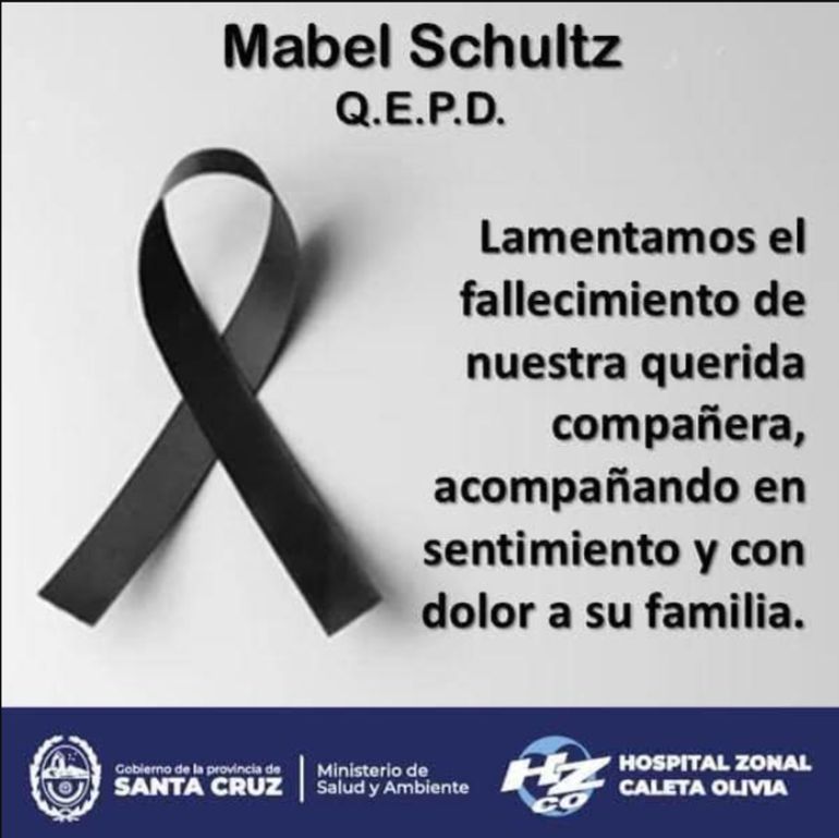 El mensaje del Hospital de Caleta Olivia en las redes, tras la muerte de la enfermera en el vuelco del micro. El mensaje del Hospital de Caleta Olivia en las redes, tras la muerte de la enfermera en el vuelco del micro. 