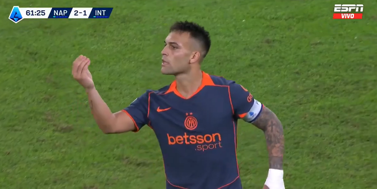 La imagen de Lautaro Martínez que fue tendencia. | LM Neuquen La imagen de Lautaro Martínez que fue tendencia.