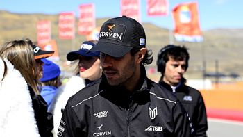 Manu Urcera en el autódromo de El Calafate, el último fin de semana. Manu Urcera en el autódromo de El Calafate, el último fin de semana.