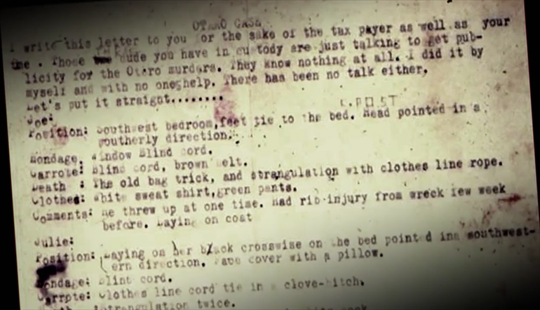 Asesinos seriales: la carta de Dennis Rader, acusado de matar a 10 personas.