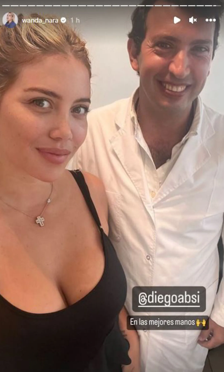 La empresaria se autoagasajó con un tratamiento estético de medicina ortomolecular.