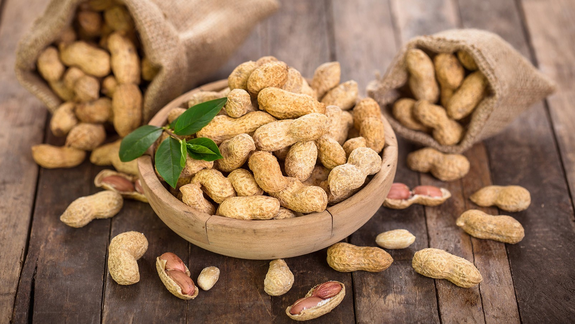 El maní, un producto estrella en China.