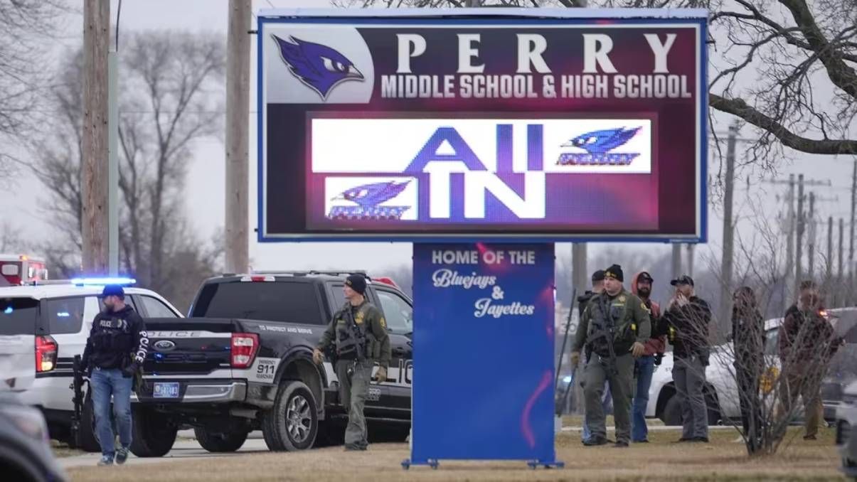 Perry High School en Perry, Iowa, Estados Unidos. Foto: AP.