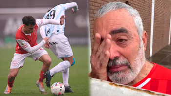 video desgarrador: el hincha del rojo que fue igual a la cancha y lloro video desgarrador: el hincha del rojo que fue igual a la cancha y lloro