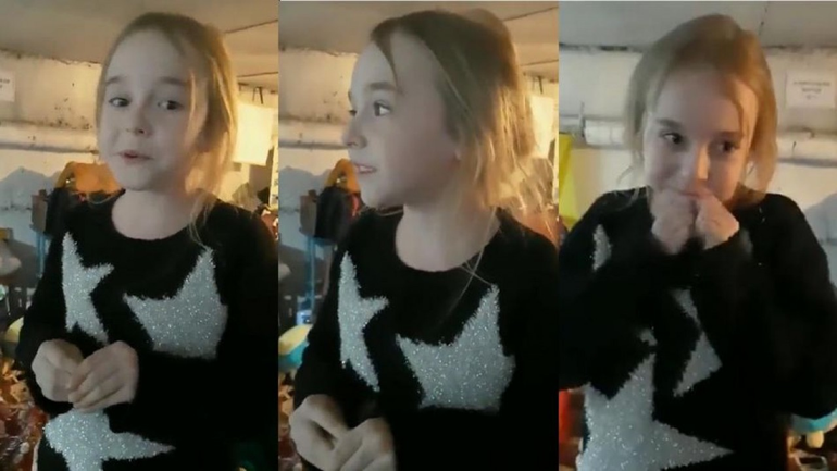 La nena que cantó Libre soy en un refugio, participó de un evento solidario en Polonia