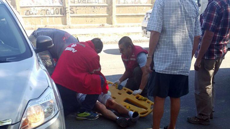 El accidente se registró&nbsp;en la esquina de Alderete e Illia.