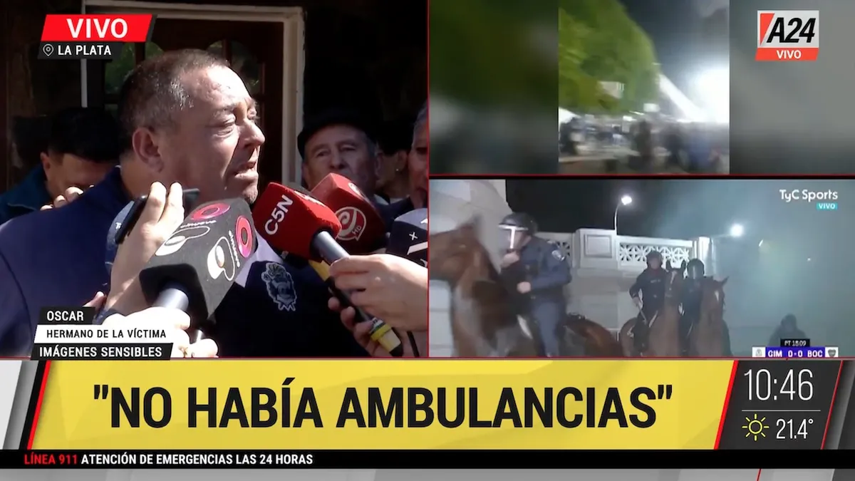 El desgarrador testimonio del hermano del hincha fallecido
