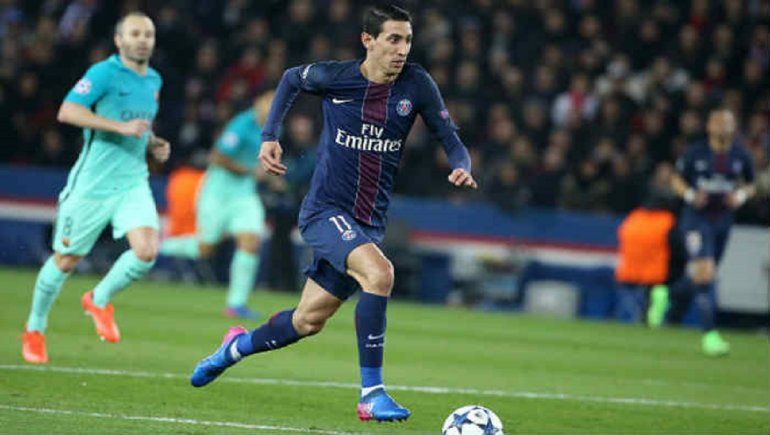 En el partido de vuelta entre Barcelona y PSG, es probable que sí participe Ángel Di María.