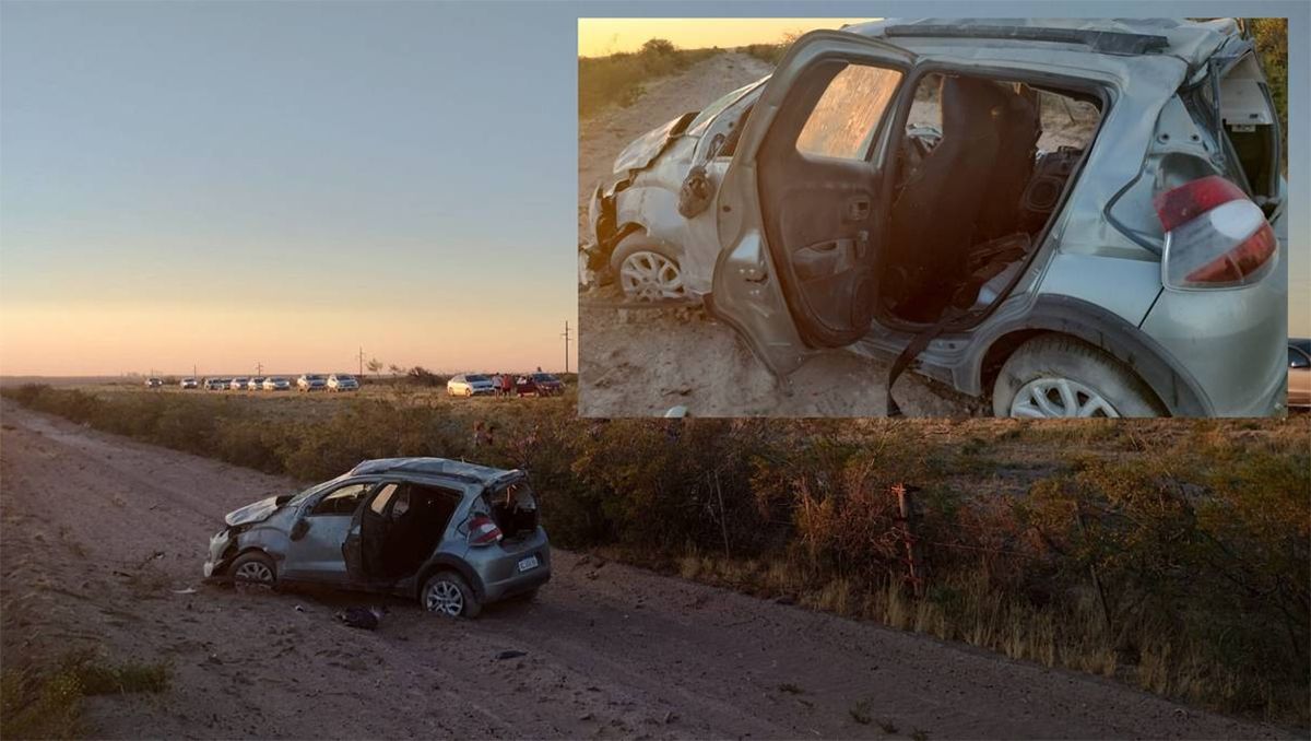 Una mujer murió en un vuelco en la costa rionegrina