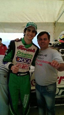 Potiñano en una foto con Camilo Echevarria.
